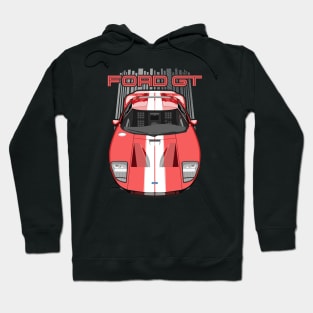 Ford GT-2005-2006-red Hoodie